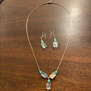 Necklace and earring set